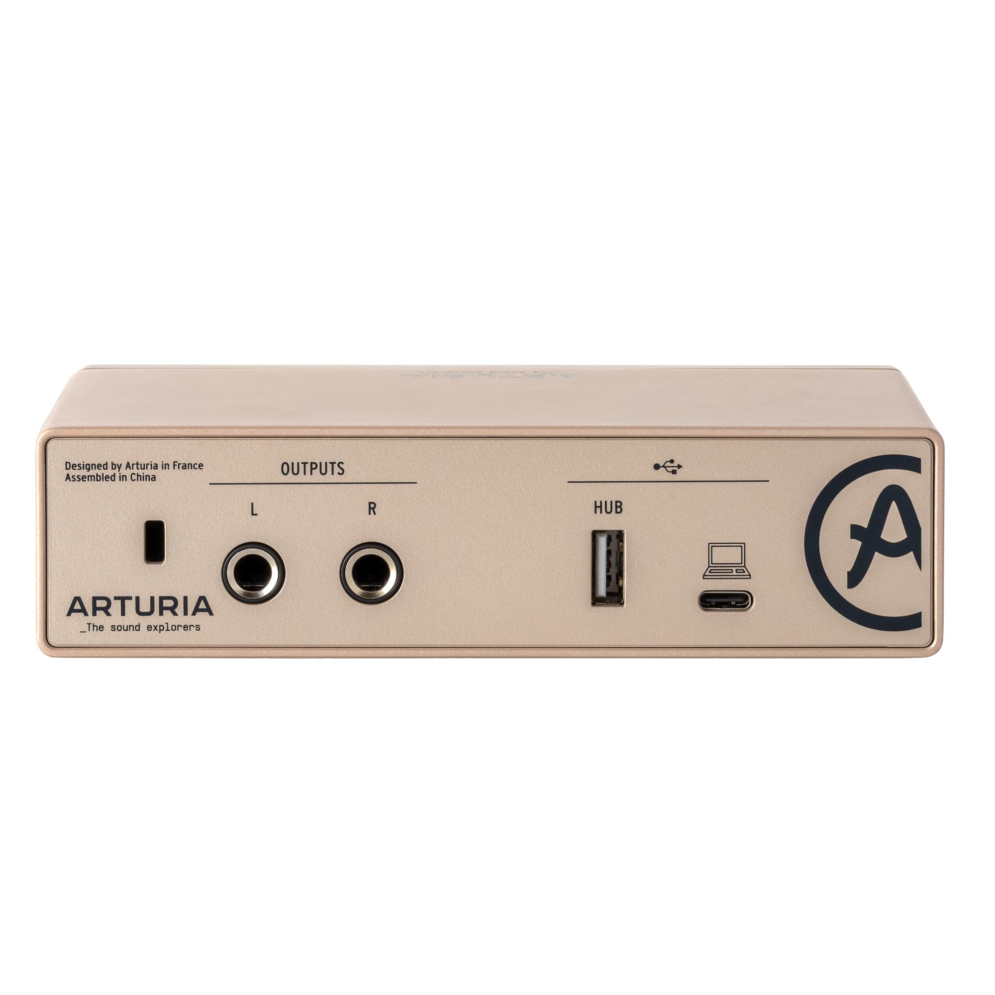 Arturia MiniFuse 1 Champagne Edition | USB-C Audio Interface for